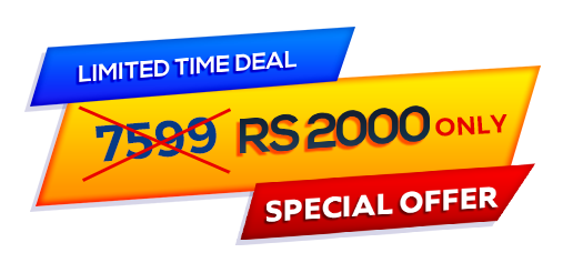 Limited time deal: Rs 7599 now Rs 2000 only — special offer