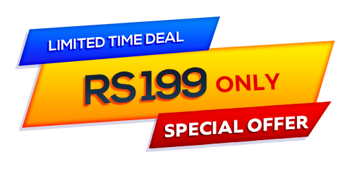 Limited time deal: Rs 199 only — special offer
