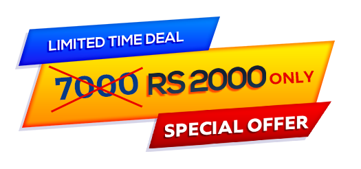 Limited time deal: Rs 7000 now Rs 2000 only — special offer
